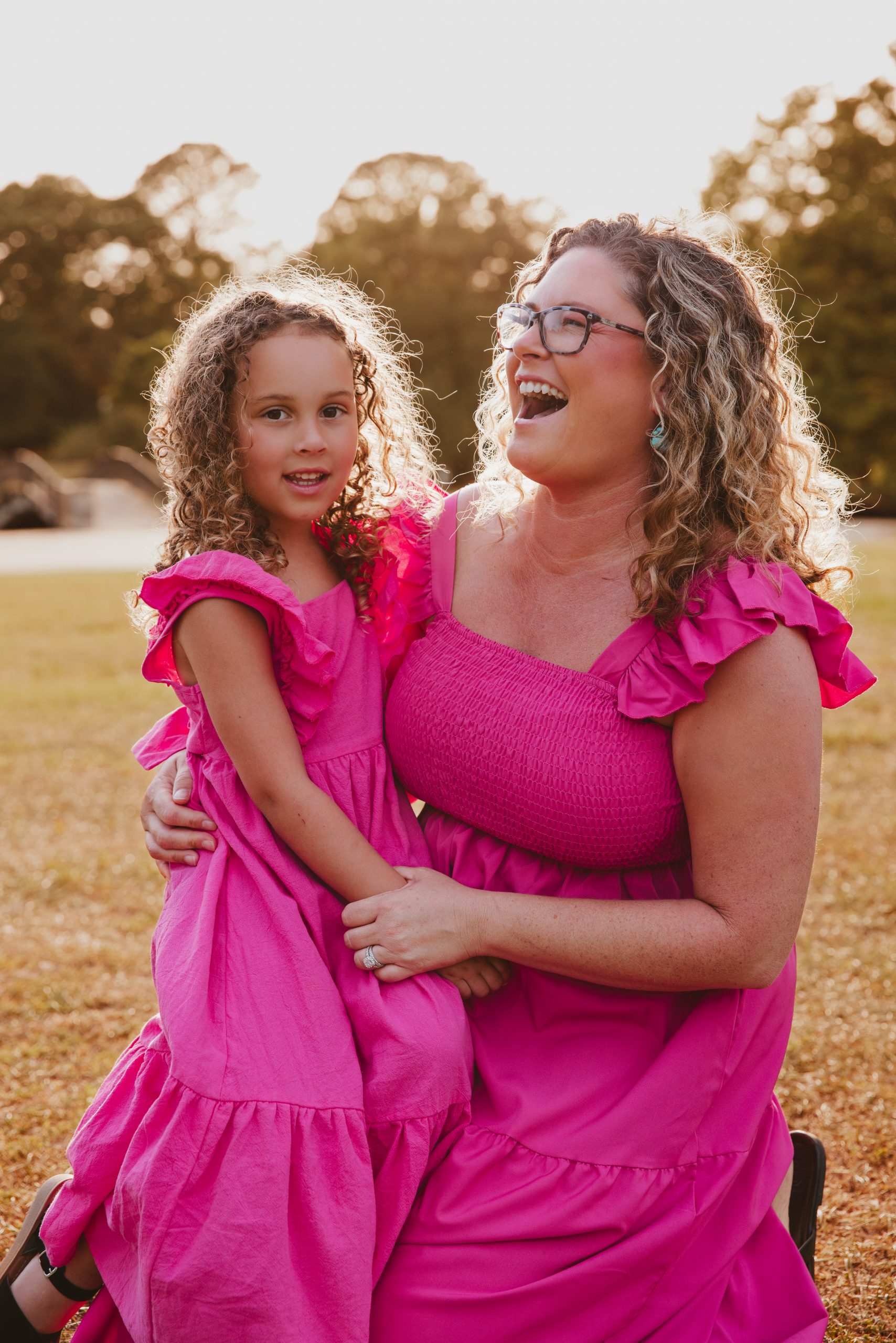 Charleston family photographer at Hampton Park